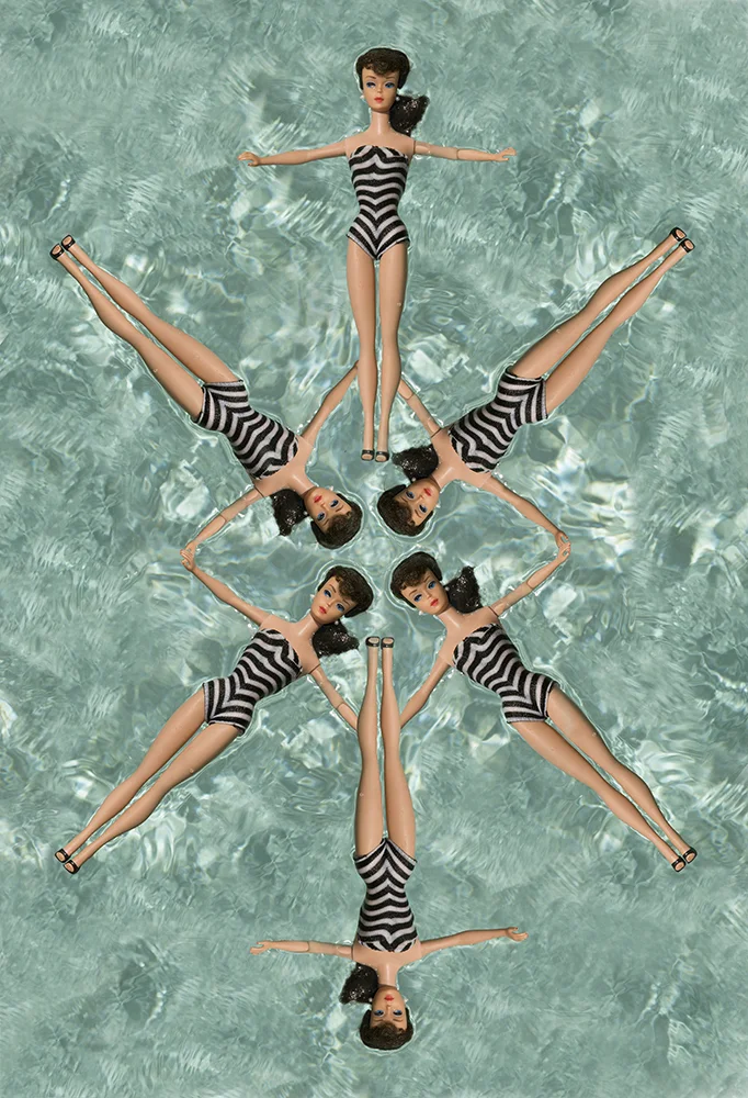 Beach and Pool 1 Vintage Barbie and Ken Photos